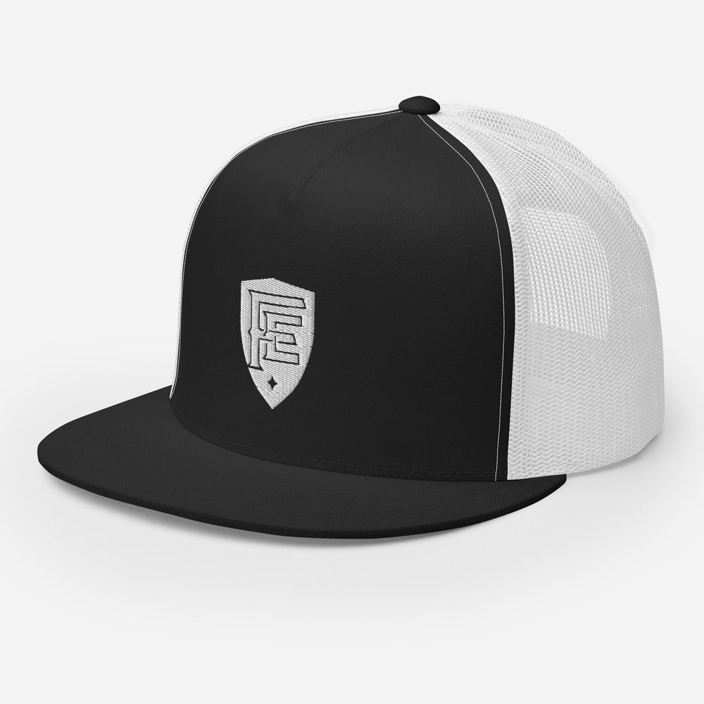 Flat Brim Trucker Cap