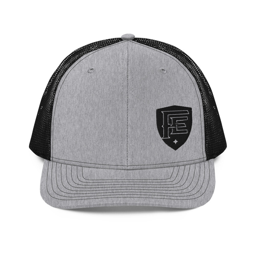 Black Shield Trucker Cap