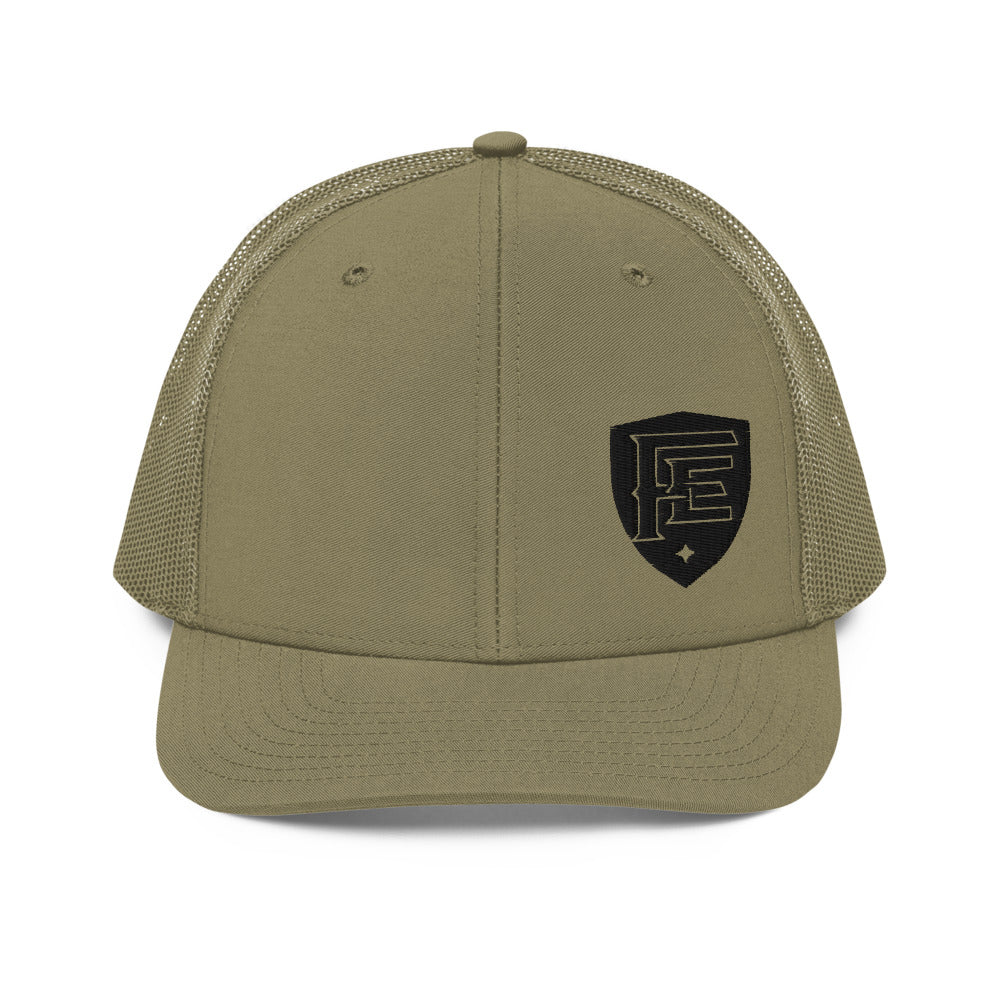 Black Shield Trucker Cap