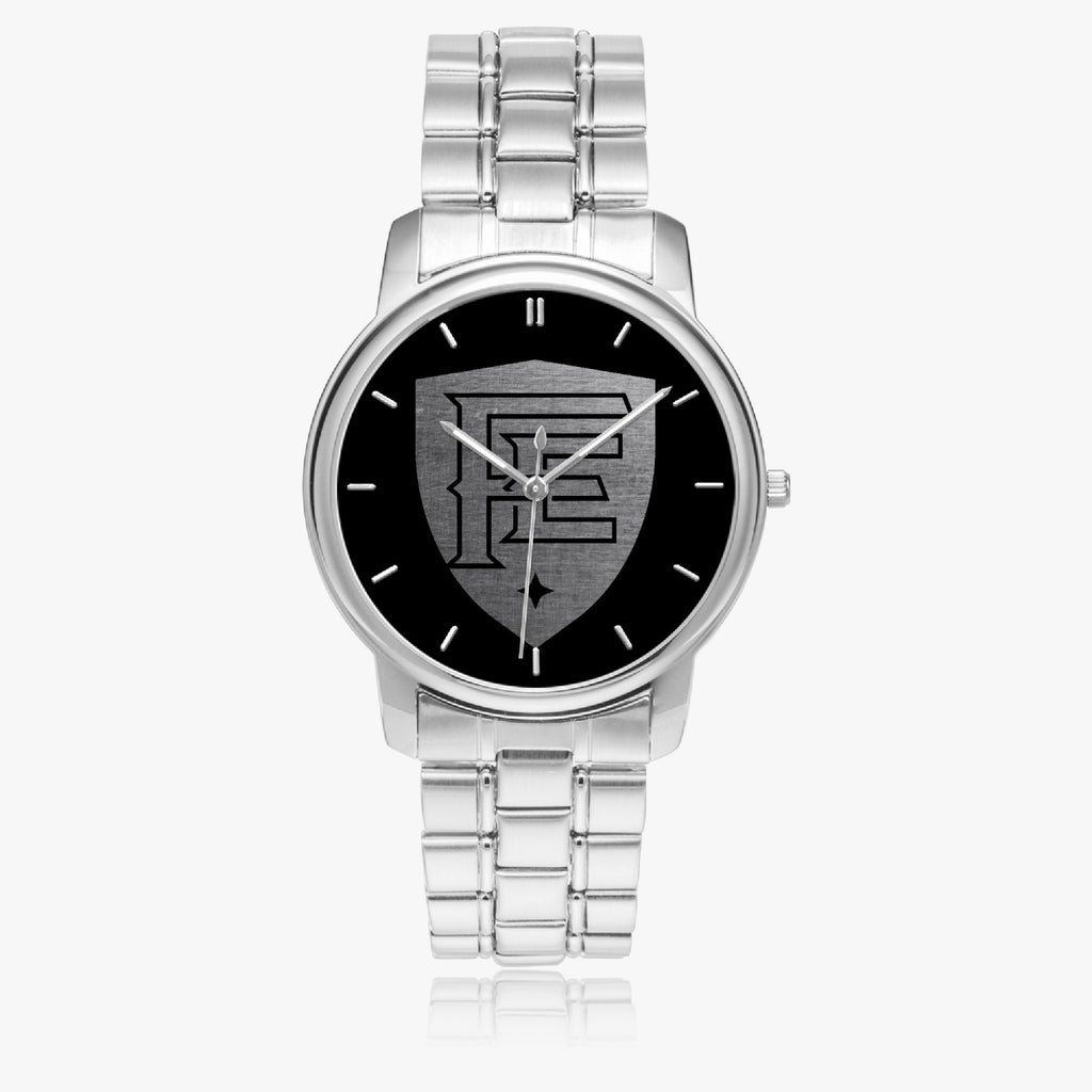 *SEE NOTE IN DESCRIPTION* Folding Clasp Type Stainless Steel Quartz Watch