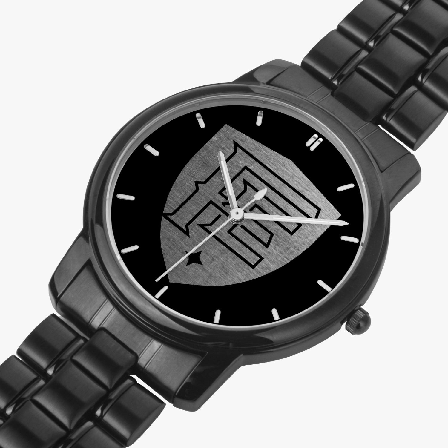 *SEE NOTE IN DESCRIPTION* Folding Clasp Type Stainless Steel Quartz Watch